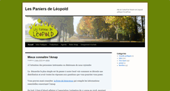 Desktop Screenshot of lespaniersdeleopold.fr