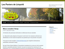 Tablet Screenshot of lespaniersdeleopold.fr